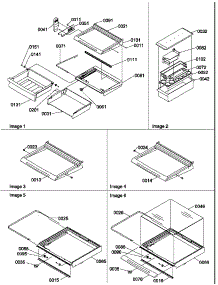 Deli, Shelves, Crisper Assemblies And Accessories parts for Amana Side-By-Side Refrigerator SRD520SE-P1186302WE from AppliancePartsPros.com