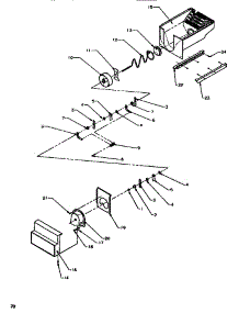 Crushed Ice Bucket parts for Amana Side-By-Side Refrigerator SRD520SL-P1186301WL from AppliancePartsPros.com