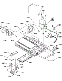 Machine Compartment parts for Amana Side-By-Side Refrigerator SRD520SL-P1186302WL from AppliancePartsPros.com