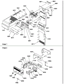 Ice Maker / Control Assy parts for Amana Side-By-Side Refrigerator SRD520SW-P1186302WW from AppliancePartsPros.com
