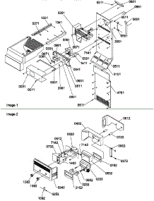 Ice Maker / Control Assembly parts for Amana Side-By-Side Refrigerator SRD520TE-P1313101WE from AppliancePartsPros.com