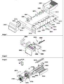 Ice Bucket Auger, Ice Maker And Ice Maker Parts parts for Amana Side-By-Side Refrigerator SRD522TW-P1313301WW from AppliancePartsPros.com