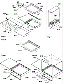 Deli, Shelves, Crisper Assemblies And Accessories parts for Amana Side-By-Side Refrigerator SRD522VE-P1320301WE from AppliancePartsPros.com