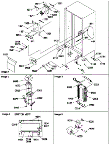 Drain Systems, Rollers, And Evaporator Assy parts for Amana Side-By-Side Refrigerator SRD522VE-P1320301WE from AppliancePartsPros.com