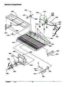 Machine Compartment parts for Amana Side-By-Side Refrigerator SRD526SL-P1184802WL from AppliancePartsPros.com
