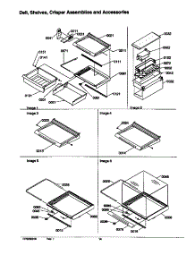 Deli, Shelves, Crisper Assemblies And Accessories parts for Amana Side-By-Side Refrigerator SRD526TW-P1310201WW from AppliancePartsPros.com
