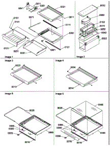 Deli, Shelves, Crisper Assemblies And Accessories parts for Amana Side-By-Side Refrigerator SRD526TW-P1313401WW from AppliancePartsPros.com