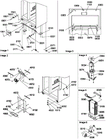 Drain System, Rollers, And Evaporator Assy parts for Amana Side-By-Side Refrigerator SRD526TW-P1313401WW from AppliancePartsPros.com