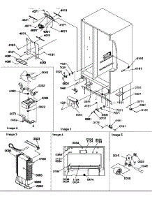 Evaporator Fan parts for Amana Side-By-Side Refrigerator SRDE25TPSE-P1190315WE from AppliancePartsPros.com
