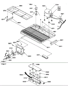 Fan Blade And Motor parts for Amana Side-By-Side Refrigerator SRDE25TPSE-P1190315WE from AppliancePartsPros.com
