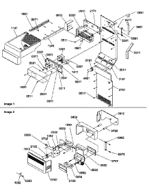 Ice Makercontrol Assy parts for Amana Side-By-Side Refrigerator SRDE27S3W-P1190602WW from AppliancePartsPros.com