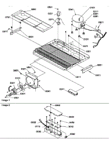 Machine Compartment parts for Amana Side-By-Side Refrigerator SRDE27TPSE-P1190604WE from AppliancePartsPros.com