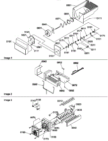 Ice Bucket Auger, Ice Maker And Ice Maker Parts parts for Amana Side-By-Side Refrigerator SRDE327S3E-P1312501WE from AppliancePartsPros.com