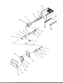 Crushed Ice Bucket parts for Amana Side-By-Side Refrigerator SRDE327S3L-P1184903W from AppliancePartsPros.com