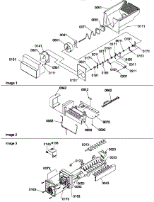 Ice Bucket Auger, Ice Maker And Ice Maker Parts parts for Amana Side-By-Side Refrigerator SRDE327S3L-P1307103WL from AppliancePartsPros.com