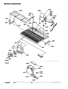 Machine Compartment parts for Amana Side-By-Side Refrigerator SRDE327S3W-P1307103WW from AppliancePartsPros.com
