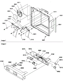 Ice / Water Cavity, Electronic Bracket Assy parts for Amana Side-By-Side Refrigerator SRDE327S3W-P1312501WW from AppliancePartsPros.com