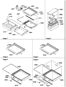Deli, Shelves, Crisper Assemblies And Accessories parts for Amana Side-By-Side Refrigerator SRDE520SBW-P1183104WW from AppliancePartsPros.com