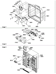 Ice & Water Cavity, Electronic Bracket, & Toe Grille parts for Amana Side-By-Side Refrigerator SRDE520SW-P1183103WW from AppliancePartsPros.com