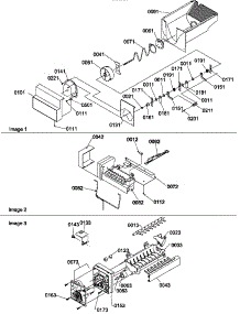 Ice Bucket Auger And Ice Maker Parts parts for Amana Side-By-Side Refrigerator SRDE520TBW-P1308702WW from AppliancePartsPros.com