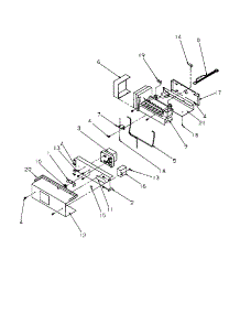 Ice Maker parts for Amana Side-By-Side Refrigerator SRDE528SBW-P1184902WW from AppliancePartsPros.com