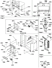 Drain Systems, Rollers, And Evaporator Assy parts for Amana Side-By-Side Refrigerator SRDE528SBW-P1184905WW from AppliancePartsPros.com