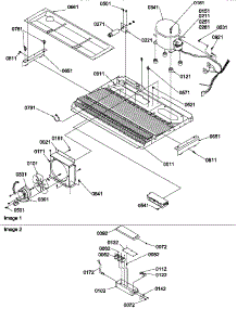 Machine Compartment parts for Amana Side-By-Side Refrigerator SRDE528TW-P1312601WW from AppliancePartsPros.com