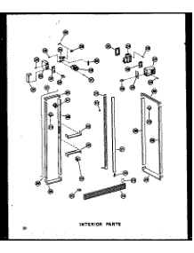 Interior Parts parts for Amana Side-By-Side Refrigerator SRI19A-AG-P60350-6WG from AppliancePartsPros.com