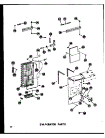 Evaporator Parts parts for Amana Side-By-Side Refrigerator SRI19A-AG-P60350-6WG from AppliancePartsPros.com
