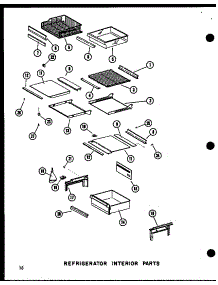 Refrigerator Interior Parts (Sri19c-C / P73320-54Wc) (Sri19c-A / P73320-54Wa) (Sri19c-G / P73320-54Wg) (Sri19c / P73320-54W) (Sri19c-L / P73320-54Wl) (Sdi22c-C / P73320-53Wc) (Sdi22c / P73320-53W) (Sdi22c-A / P73320-53Wa) (Sdi22c-L / P73320-53Wl) (Sdi22c-G / P73320-53Wg) (Sd parts for Amana Side-By-Side Refrigerator SRI19C-A-P73900-5WA from AppliancePartsPros.com