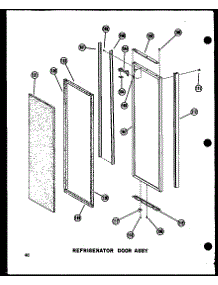 Refrigerator Door Assy (Sdi25n-1-A / P60230-82Wa) (Sdi25n-1-C / P60230-83Wc) (Sdi25n-1-Ag / P60230-82Wg) (Sdi25n-1 / P60230-83W) (Sdi25n-1 / P60230-93W) (Sdi25n-1-C / P60230-93Wc) (Sdi25n-1-Ag / P60230-93Wg) (Sdi25n-1-A / P60230-93Wa) (Sdi25w / P60340-17W) (Sdi25w-C / P60340 parts for Amana Side-By-Side Refrigerator SRI19W-C-P60340-10WC from AppliancePartsPros.com
