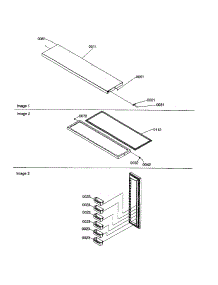 Freezer Door parts for Amana Side-By-Side Refrigerator SRI21VL-P1315601WL from AppliancePartsPros.com