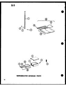 Refrigerator Interior Parts parts for Amana Side-By-Side Refrigerator SRI22E-1-P74870-26W from AppliancePartsPros.com