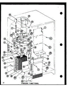Freezer Functional parts for Amana Side-By-Side Refrigerator SRI25F-A-P7700006WA from AppliancePartsPros.com
