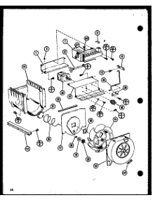 Icemaker / Fan, Motor parts for Amana Side-By-Side Refrigerator SRI25F-P7700006W from AppliancePartsPros.com