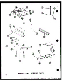 Refrigerator Interior Parts (Sri19c-G / P73900-5Wg) (Sri19c-A / P73900-5Wa) (Sri19c-C / P73900-5Wc) (Sri19c-L / P73900-5Wl) (Sri19c / P73900-5W) (Sdi22c-C / P73900-6Wc) (Sdi22c / P73900-6W) (Sdi22c-A / P73900-6Wa) (Sdi22c-L / P73900-6Wl) (Sdi22c-G / P73900-6Wg) (Sdi25c-C / P73 parts for Amana Side-By-Side Refrigerator SRI519C-G-P73320-55WG from AppliancePartsPros.com