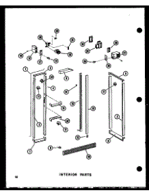 Interior Parts (Sdi25w-Ag / P73320-19Wg) (Sdi25w-L / P73320-19Wl) (Sdi25w-A / P73320-19Wa) (Sdi25w / P73320-19W) (Sdi25w-C / P73320-19Wc) (Sdi22w-C / P73320-22Wc) (Sdi22w / P73320-22W) (Sdi22w-A / P73320-22Wa) (Sdi22w-L / P73320-22Wl) (Sdi22w-Ag / P73320-22Wg) (Sri19w-C / P733 parts for Amana Side-By-Side Refrigerator SRI519W-L-P73320-25WL from AppliancePartsPros.com