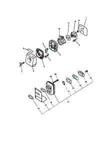 Intake / Exhaust / Air Filter parts for Echo Gas Line Trimmer SRM-2100SB from AppliancePartsPros.com
