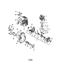 Crankcase / Fan Housing / Cover parts for Echo Gas Line Trimmer SRM-2100SB TYPE 1E from AppliancePartsPros.com