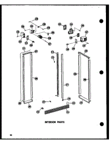 Interior Parts parts for Amana Side-By-Side Refrigerator SRN22N-C-P60201-78WC from AppliancePartsPros.com