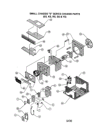 Chassis parts for Friedrich Room Air Conditioner SS16L30-B from AppliancePartsPros.com