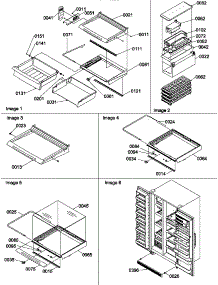 Deli, Shelves, Crisper Assemblies & Accessories parts for Amana Side-By-Side Refrigerator SS25TL-P1194004WL from AppliancePartsPros.com