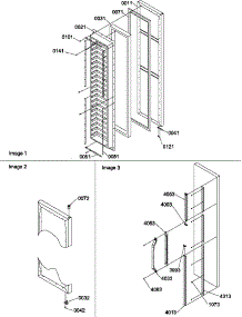 Fz Door parts for Amana Side-By-Side Refrigerator SS25TW-P1194003WW from AppliancePartsPros.com