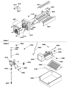 Ice Maker And Add On Ice Maker Kit parts for Amana Side-By-Side Refrigerator SS25TW-P1194003WW from AppliancePartsPros.com