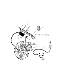Electric Starter parts for Snapper Gas Snowblower SS50220E (7800080) from AppliancePartsPros.com