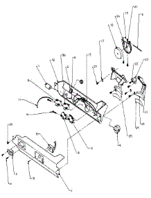 Dispenser Controls parts for Amana Side-By-Side Refrigerator SSD25NB-P1162409W from AppliancePartsPros.com