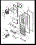 Refrigerator Door (Sxd25ne / P1162406we) (Sxd25nl / P1162406wl) (Sxd25nw / P1162406ww) (Sxd25npe / P1162407we) (Sxd25npl / P1162407wl) (Sxd25npw / P1162407ww)