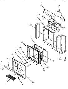 Ice And Water Cavity Assembly parts for Amana Side-By-Side Refrigerator SSD25SL-P119042WL from AppliancePartsPros.com