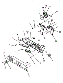 Ice And Water Cavity parts for Amana Side-By-Side Refrigerator SSD25SL-P119042WL from AppliancePartsPros.com