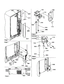 Cabinet Back parts for Amana Side-By-Side Refrigerator SSD25TL-P1314201WL from AppliancePartsPros.com